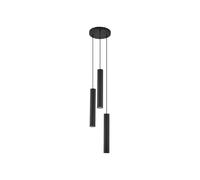 Lindby Ceiling Light Joffrey dimmable (Modern) in Black Made of Metal for e.g. Living Room & Dining (3 Light Sources, GU10) from Pendant Lighting lamp Hanging Ceiling
