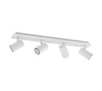 Lindby Ceiling Light Joffrey dimmable (Modern) in White Made of Metal for e.g. Living Room & Dining (4 Light Sources, GU10) from floodlight Spotlight