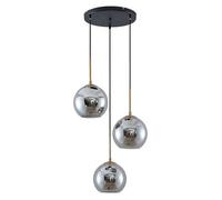 Lindby Ceiling Light Jurian dimmable (Modern) in Silver Made of Metal for e.g. Living Room & Dining (3 Light Sources, E27) from Pendant Lighting lamp Hanging Ceiling