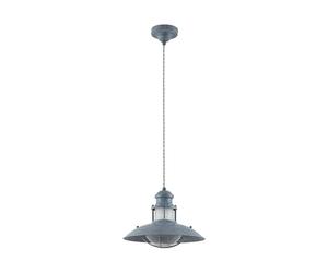 Lindby Ceiling Light Louisanne dimmable (Industrial Design) in Silver Made of Metal for e.g. Kitchen (1 Light Source, E27) from Pendant Lighting lamp Hanging Ceiling
