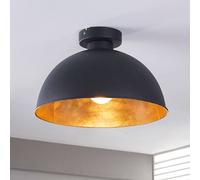 Lindby Ceiling Light LYA dimmable (Modern) in Black Made of Metal for e.g. Living Room & Dining (1 Light Source, E27) from Ceiling lamp