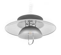 Lindby Ceiling Light Nadija dimmable (Scandinavian) in Silver Made of Metal for e.g. Kitchen (1 Light Source, E27) from Pendant Lighting lamp Hanging Ceiling