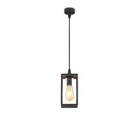 Lindby Ceiling Light Outdoor Filimon dimmable (Modern) in Black Made of Aluminium (1 Light Source, E27) from Pendant Lighting Outdoor