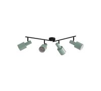 Lindby Ceiling Light Ovelia dimmable (Modern) in Black Made of Metal for e.g. Living Room & Dining (4 Light Sources, E27) from floodlight Spotlight