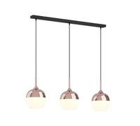 Lindby Ceiling Light Rangina dimmable (Modern) in Copper Made of Glass for e.g. Living Room & Dining (3 Light Sources, E27) from Pendant Lighting lamp Hanging Ceiling