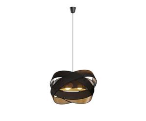 Lindby Ceiling Light Simaria dimmable (Modern) in Black Made of Textile for e.g. Living Room & Dining (3 Light Sources, E27) from Pendant Lighting lamp Hanging Ceiling