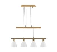 Lindby Ceiling Light Simeon dimmable (Modern) in Gold Made of Glass for e.g. Living Room & Dining (4 Light Sources, E14) from Pendant Lighting lamp Hanging Ceiling