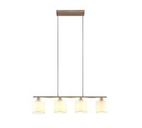 Lindby Ceiling Light Stannis dimmable (Modern) in White Made of Metal for e.g. Living Room & Dining (4 Light Sources, E14) from Pendant Lighting lamp Hanging Ceiling