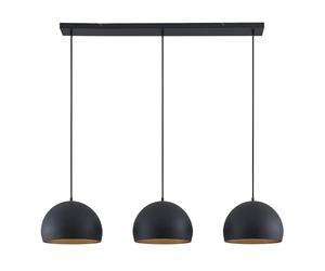 Lindby Ceiling Light Tarjei dimmable (Modern) in Black Made of Metal for e.g. Living Room & Dining (3 Light Sources, E27) from Pendant Lighting lamp Hanging Ceiling