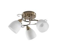 Lindby Ceiling Light Thaddeus dimmable in Bronze Made of Metal for e.g. Living Room & Dining (3 Light Sources, E14) from Ceiling lamp