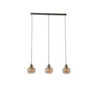 Lindby Ceiling Light Tymoni dimmable (Vintage, Antique) in Cream Made of Glass for e.g. Living Room & Dining (3 Light Sources E27) from Pendant Lighting lamp Hanging Ceiling