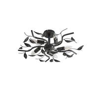 Lindby Ceiling Light Yos dimmable (Florentine) in Black Made of Metal for e.g. Bedroom (5 Light Sources, E14) from Ceiling lamp