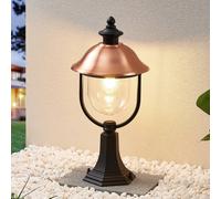 Lindby Clint pillar light, 53cm, metal, seawater resistant, E27