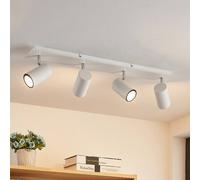 Lindby downlight Joffrey, 70 cm, white, 4-bulb, GU10