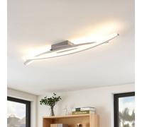 Lindby Elarit LED ceiling light, chrome-plated