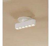 Lindby Eldrin LED recessed light, white, light points, 13.1 cm