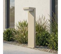 Lindby Eleazar LED pedestal light, beige, aluminium, sensor