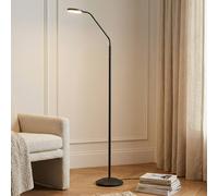 Lindby Elvyn LED rechargeable floor lamp, black, adjustable