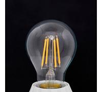 Lindby filament LED bulb, E27, 4W, clear, 2700K