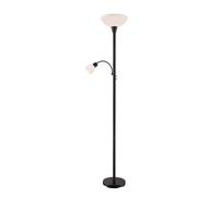 Lindby Floor Lamp Elaina (Modern) in Brown Made of Metal for e.g. Living Room & Dining (2 Light Sources, E27) from Standard