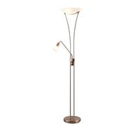 Lindby Floor Lamp Felicia (Modern) in Silver Made of Metal for e.g. Living Room & Dining (3 Light Sources, E27) from Standard Uplighter