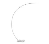 Lindby Floor Lamp Kendra dimmable (Modern) in White Made of Metal for e.g. Living Room & Dining (1 Light Source,) from Standard, Arc Lamps