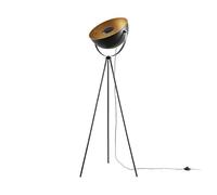 Lindby Floor Lamp Meline (Modern) in Black Made of Metal for e.g. Living Room & Dining (1 Light Source, E27) from Standard