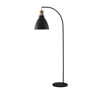 Lindby Floor Lamp Trebale (Scandinavian) in Black Made of Metal for e.g. Living Room & Dining (1 Light Source, E27) from Standard
