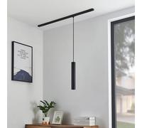 Lindby hanging light Linaro, 40 cm, black, 1-phase, GU10