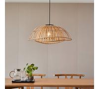 Lindby Ilajus pendant light, Ø 62 cm, bamboo, E27