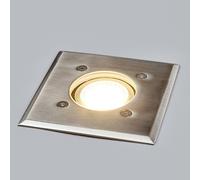 Lindby Insa recessed floor light, 11 x 11 cm, GU10, IP67