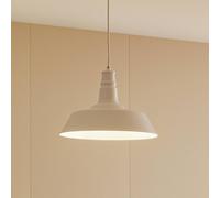 Lindby Laylan pendant light, white, Ø 36 cm, metal