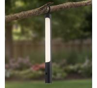 Lindby LED battery-powered lamp Kompis, anthracite, dimmable, IP54