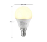 Lindby LED bulb E14 G45 4.5W 3,000K opal set of 10