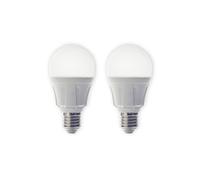 Lindby LED bulb, set of 2, E27, 8.5 W, matt, 3,000 K