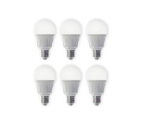 Lindby LED bulb, set of 6, E27, 8.5 W, matt, 3,000 K