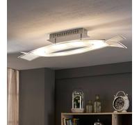 Lindby LED ceiling lamp Elina made from glass