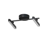 Lindby LED Ceiling Light Eldrin dimmable (Modern) in Black Made of Metal for e.g. Living Room & Dining (2 Light Sources,) from Ceiling lamp,