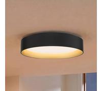 Lindby LED Ceiling Light Gracjan dimmable (Modern) in Black for e.g. Living Room & Dining (1 Light Source,) from Ceiling lamp,