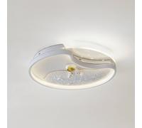 Lindby LED ceiling light Kosmo, 40 cm, white, metal, moon
