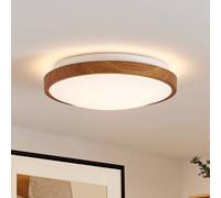 LED Ceiling Light 'Mynte' (Modern) in Brown for e.g. Office & Workroom (1 Light Source,) from Lindby | Ceiling lamp, lamp