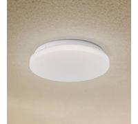 Lindby LED outdoor ceiling light Kirkola, 3000 K, Ø 26 cm, white