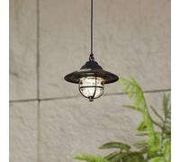 Lindby LED outdoor light Ketil, black, ground spike, battery