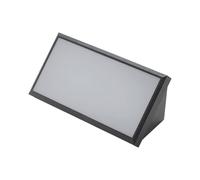 Lindby LED Outdoor Wall Light Abby (Modern) in Black (1 Light Source,) from Wall lamp for Exterior/Interior Walls, House Terrace und Balcony