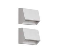 Lindby LED Outdoor Wall Light Appeso (Modern) in White (1 Light Source,) from wall lamp for Exterior/Interior Walls, House Terrace und Balcony