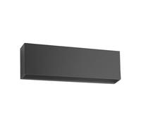 Lindby LED Outdoor Wall Light Jarte (Modern) in Black (1 Light Source,) from wall lamp for Exterior/Interior Walls, House Terrace und Balcony
