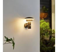 Lindby LED outdoor wall light Lillie with motion detector