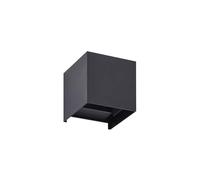 Lindby LED Outdoor Wall Light Nivar (Modern) in Black Made of Metal (1 Light Source,) from Wall lamp for Exterior/Interior Walls, House Terrace und Balcony
