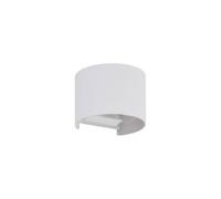 Lindby LED Outdoor Wall Light Nivar (Modern) in White Made of Metal (1 Light Source,) from wall lamp for Exterior/Interior Walls, House Terrace und Balcony