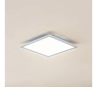 Lindby LED panel Enja, white, aluminium, 39.5 cm x 39.5 cm